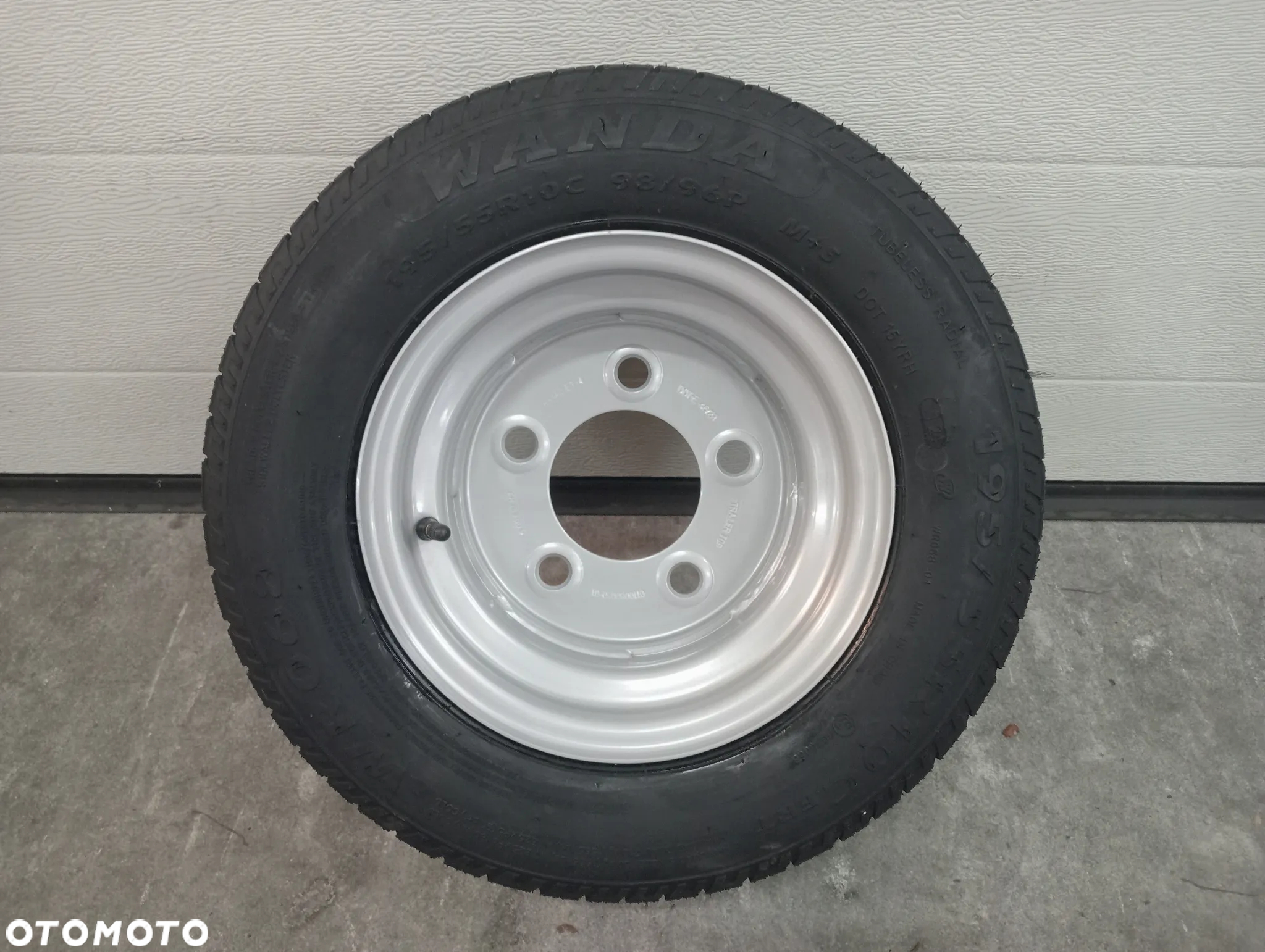 Nowe koło 195/55 R10C WANDA WR068 6.00JX10 5x140 WÓZEK SADOWNICZY FELGA OPONA PRZYCZEPA !!! - 2