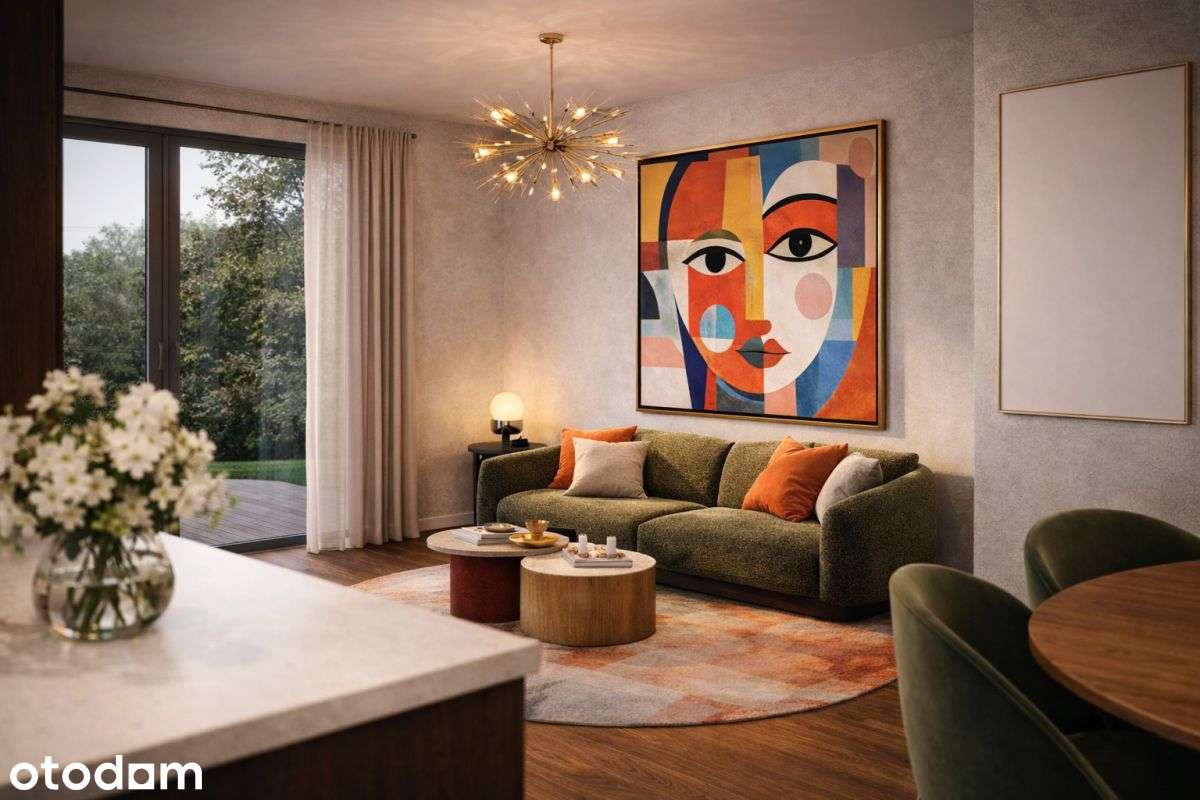 Apartament z prywatnym ogrodem | 3 pokoje