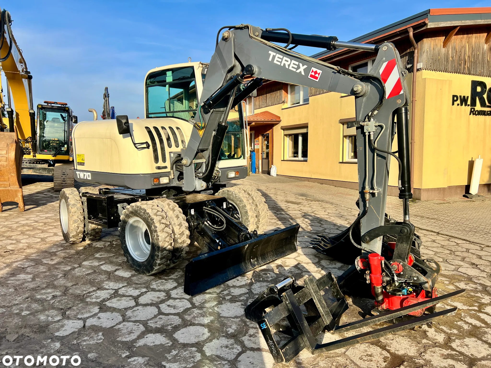 Terex koparka kołowa TW70 3 ŁYŻki + widły, Rototilt, 5000mtg - 3