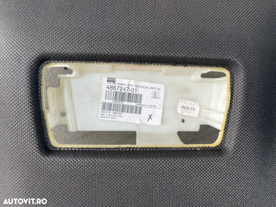 scaune comfort confort   piele sport   recaro bmw M pachet seria 6 Gran coupe F06 încălzite cu memorii plafon negru stâlpi parasolare banchete panouri de ușă Grand Cupe 640xd 650xd centuri active - 18
