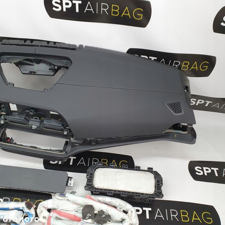 BMW G20 G21 HEAD UP DESKA ROZDZIELCZA KONSOLA KOKPIT PULPIT PODUSZKI AIRBAG AIR BAG PASY KURTYNY KIT SET - 4