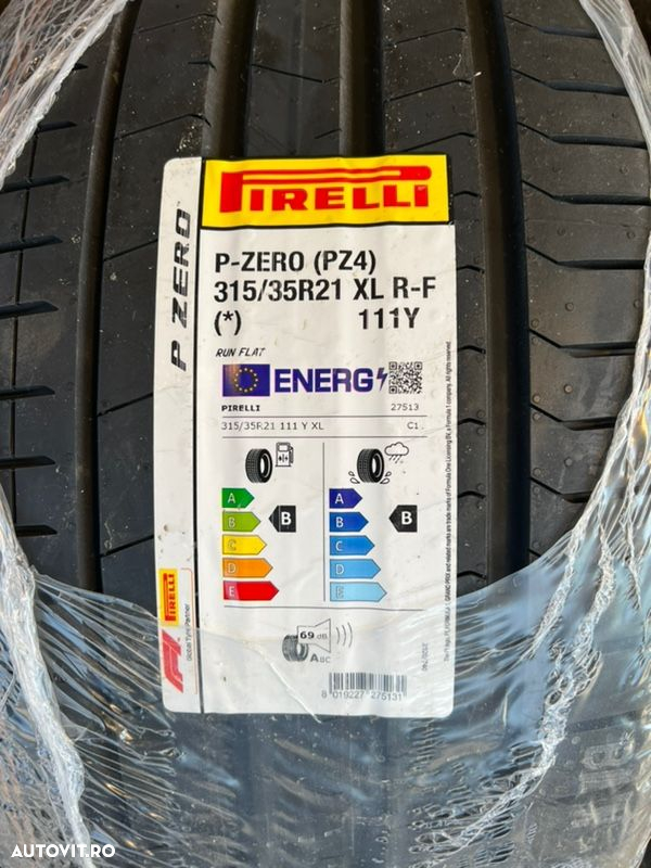 vând set anvelope 275/40/21-315/35/21 Pirelli de vară noi cu runflat - 4