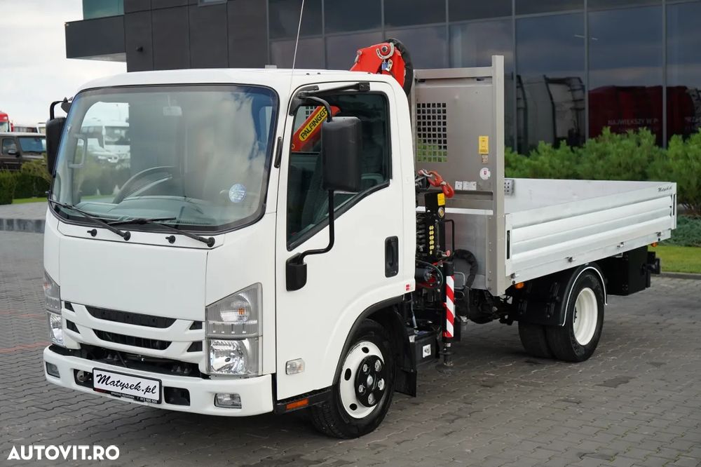 Isuzu M21 / 120 CP / 3,25 M TRANSMISIE / TWIN / + PALGINGER PK 2900 B / 990 KG CAPACITATE DE RIDICARE / ATINGERE 6,2 M / 2021 - 8