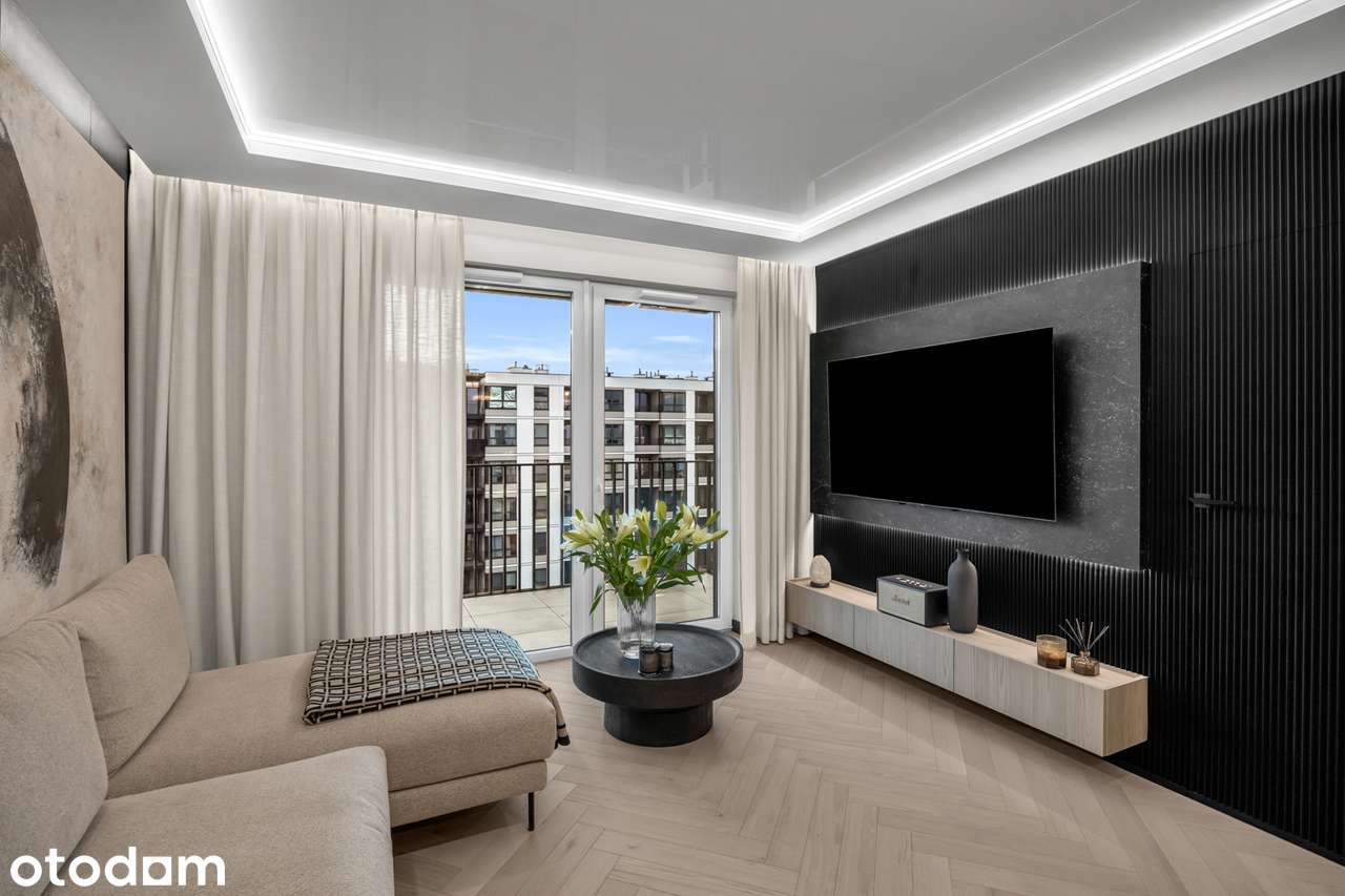 Klimatyzowany apartament w wysokim standardzie | pralnia i garderoba