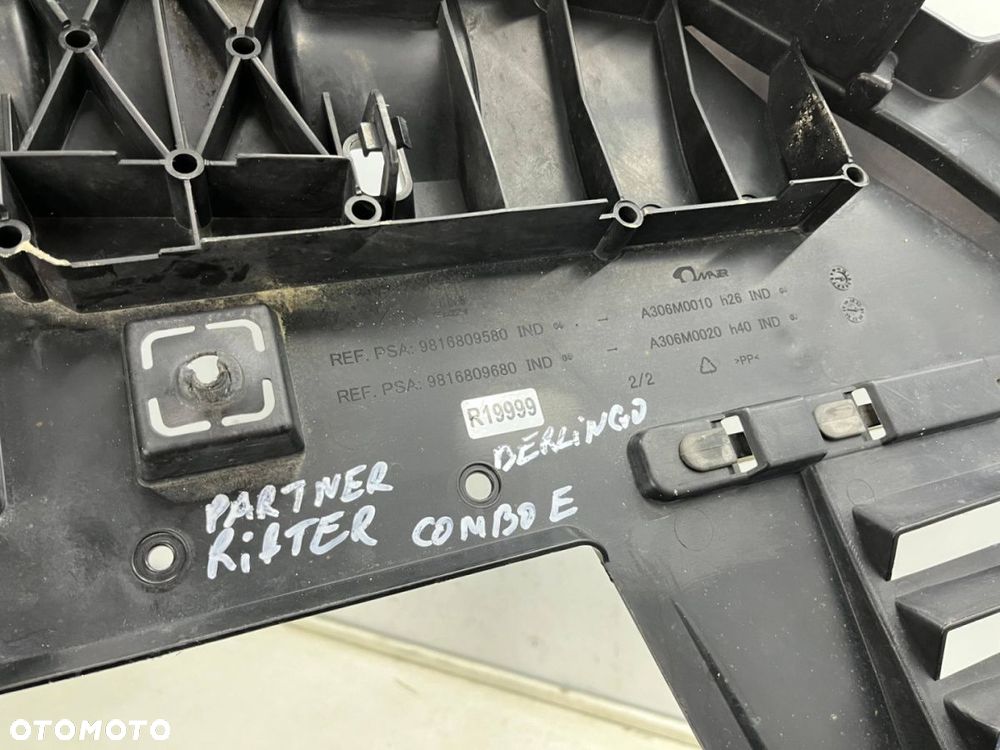 Osłona pod zderzak Citroen Berlingo 3 Partner III Rifter Combo E Life 18r- przednia płyta pod silnik - 9