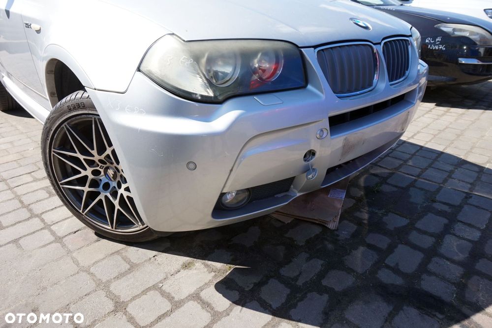 MASKA ZDERZAK BŁOTNIKI LAMPY X3 E83 I LIFT 354 M-PAKIET BMW 2006-2010 TITANSILBER PRZÓD KOMPLETNY - 10