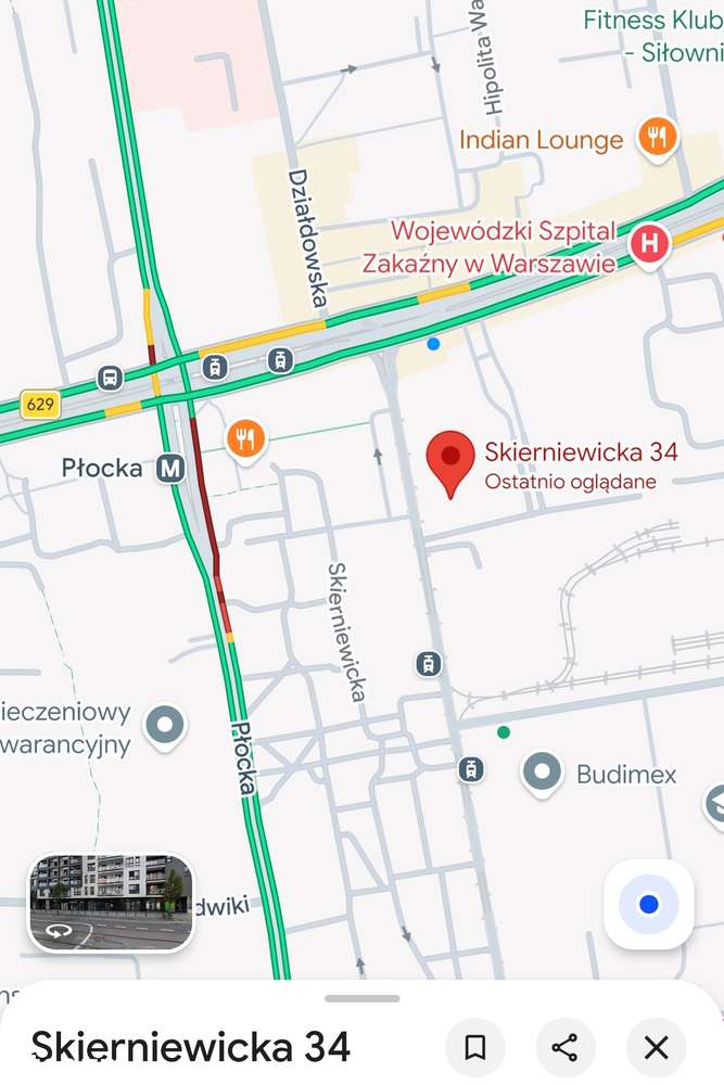 Bezpośrednio mieszkanie 35m: 2-pok., garaż. Wola, przy Metro Płocka.