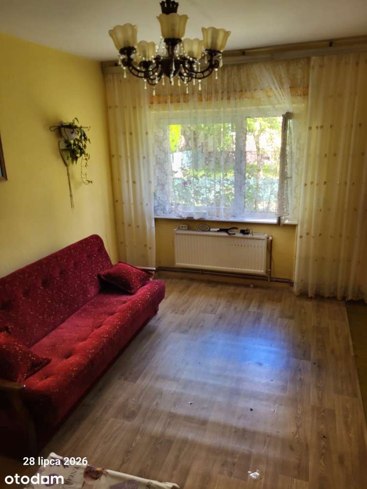 2 pokoje, 39,49 m2, parter, zielona okolica, do remontu