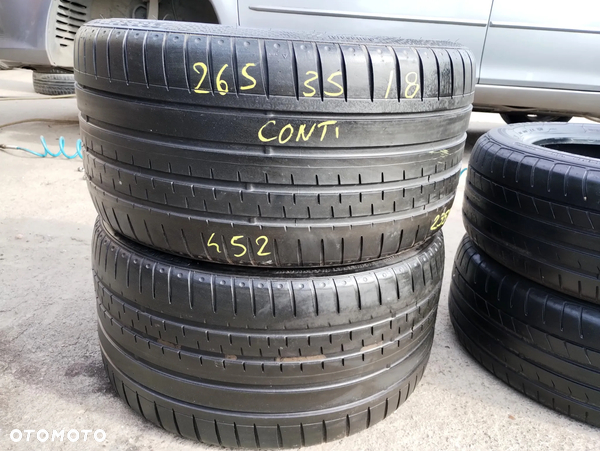 265/35R18 Opony Letnie Lato CONTINENTAL SportContact 2 N2 4,5mm Legnica ALU-RAD 265/35