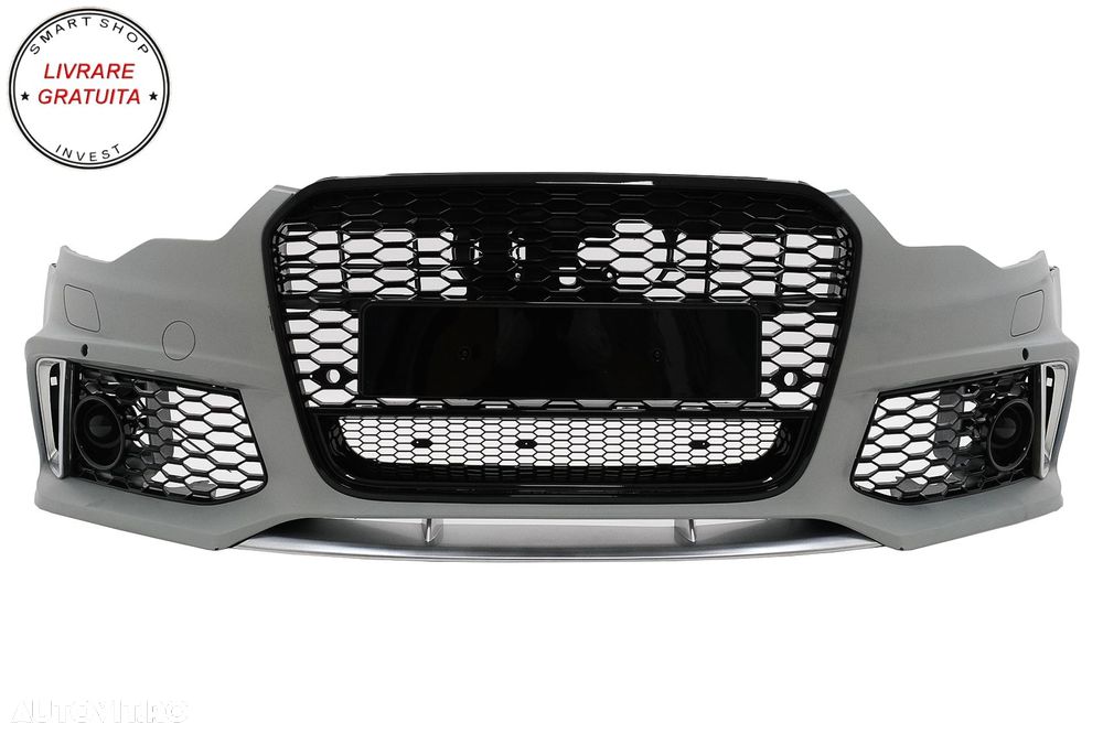 Bara Fata cu Grila Centrala Audi A6 C7 4G Pre Facelift (2011-2015) RS6 Design- livrare gratuita - 1