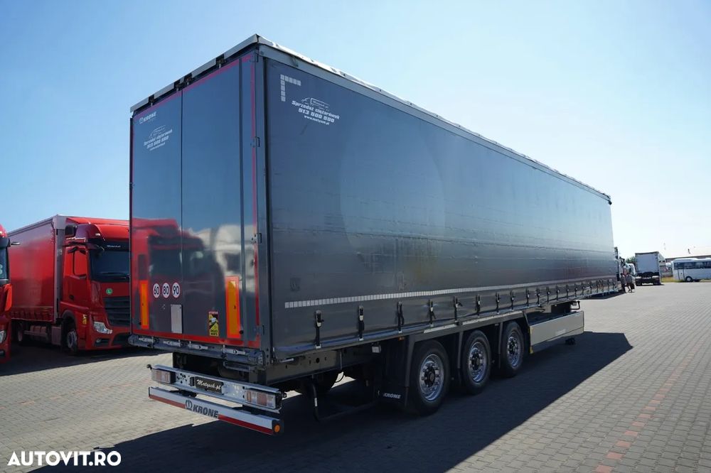 Krone REMORCĂ CU PREȚĂ PENTRU OȚEL - 9 M / AXĂ RIDICATĂ / REMORCĂ PENTRU BOBINE / CONTENIERE PENTRU PALEȚI - 5