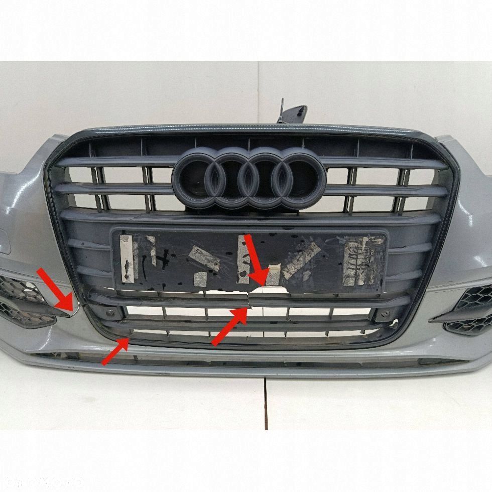 AUDI A6 C7 PRZEDNI ZDERZAK S-LINE LY7G - 6