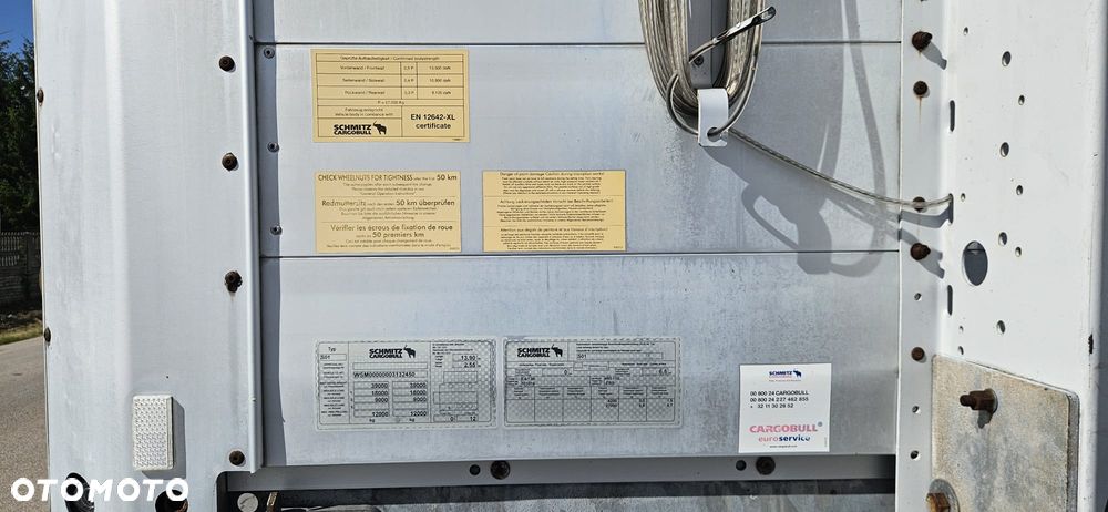 Schmitz Cargobull FIRANKA / STANDARD / BARDZO ZADBANA / TYLNA OŚ SKRĘTNA - 16