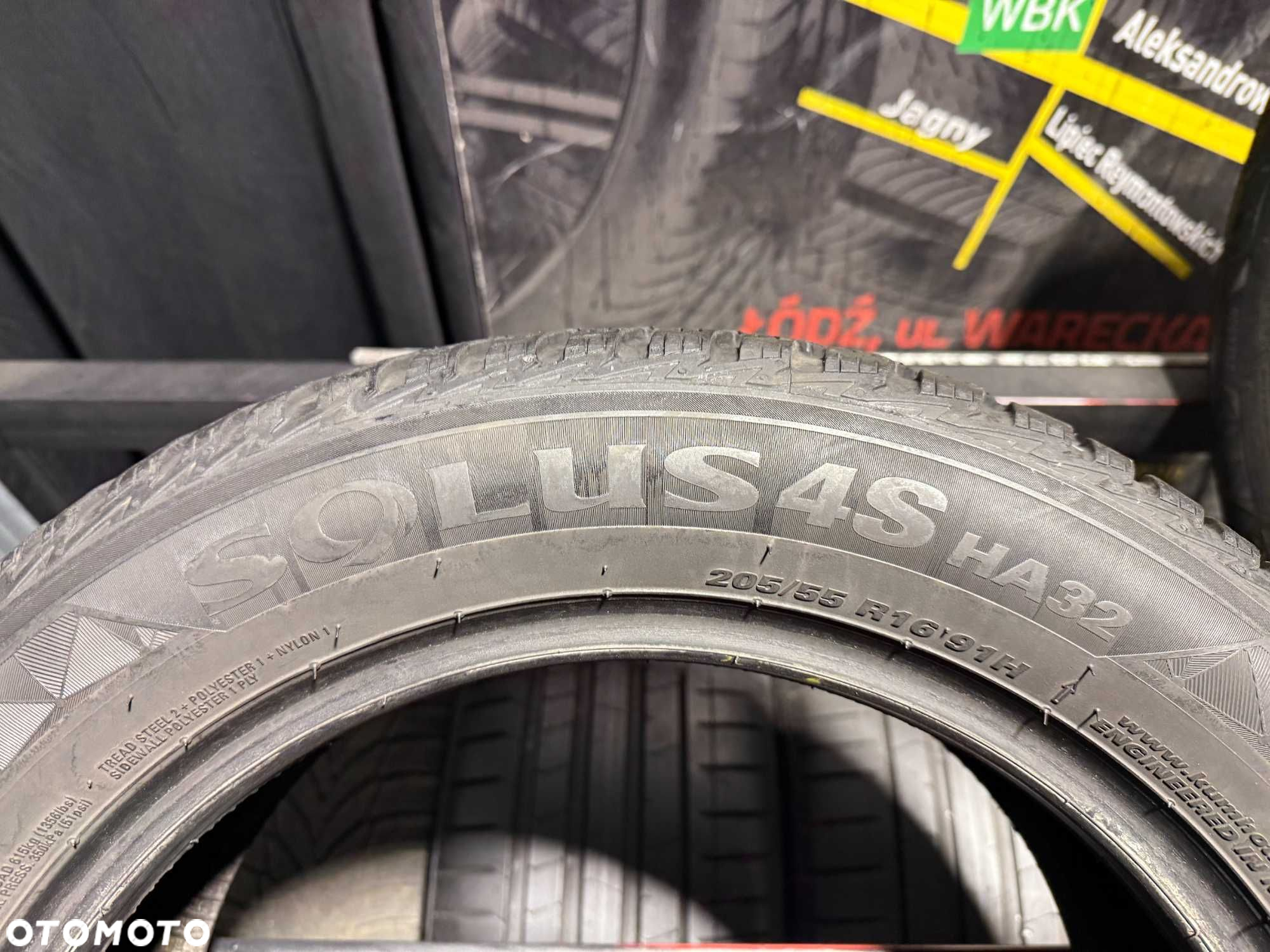 Opony Całoroczne 205/55/16 KUMHO SOLUS4S #*2935 - 4