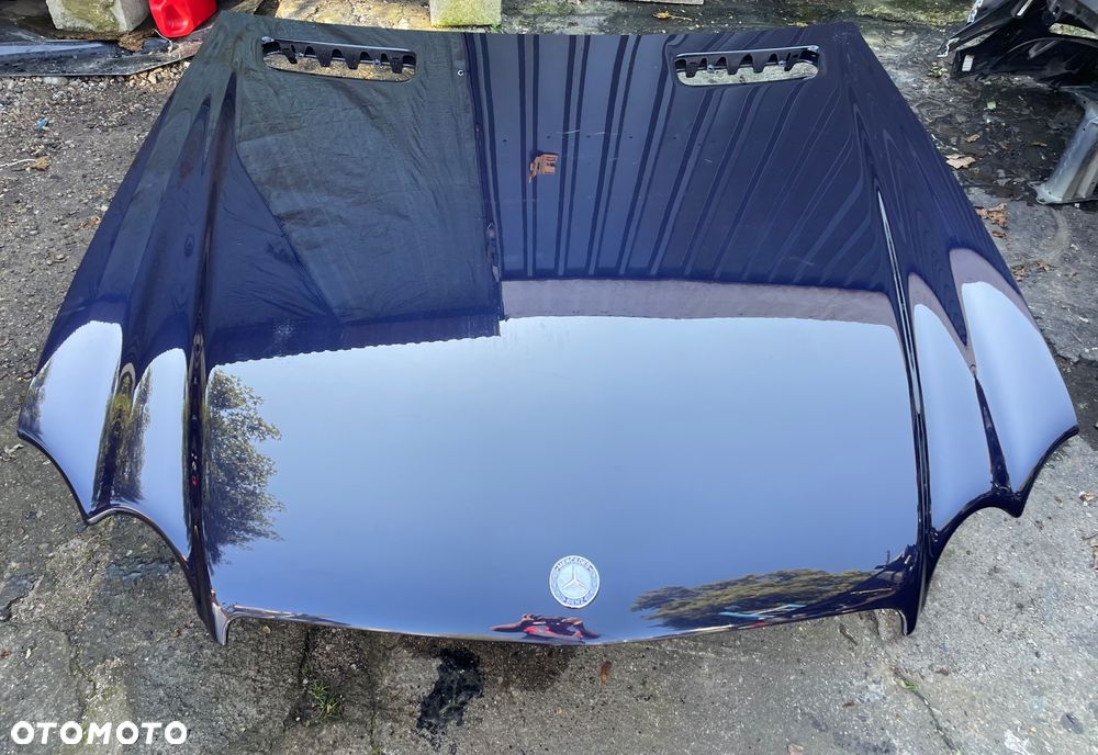 POKRYWA SILNIKA MASKA PRZÓD MERCEDES-BENZ SL W230 A230 R230 GRANATOWY METALIK - 1