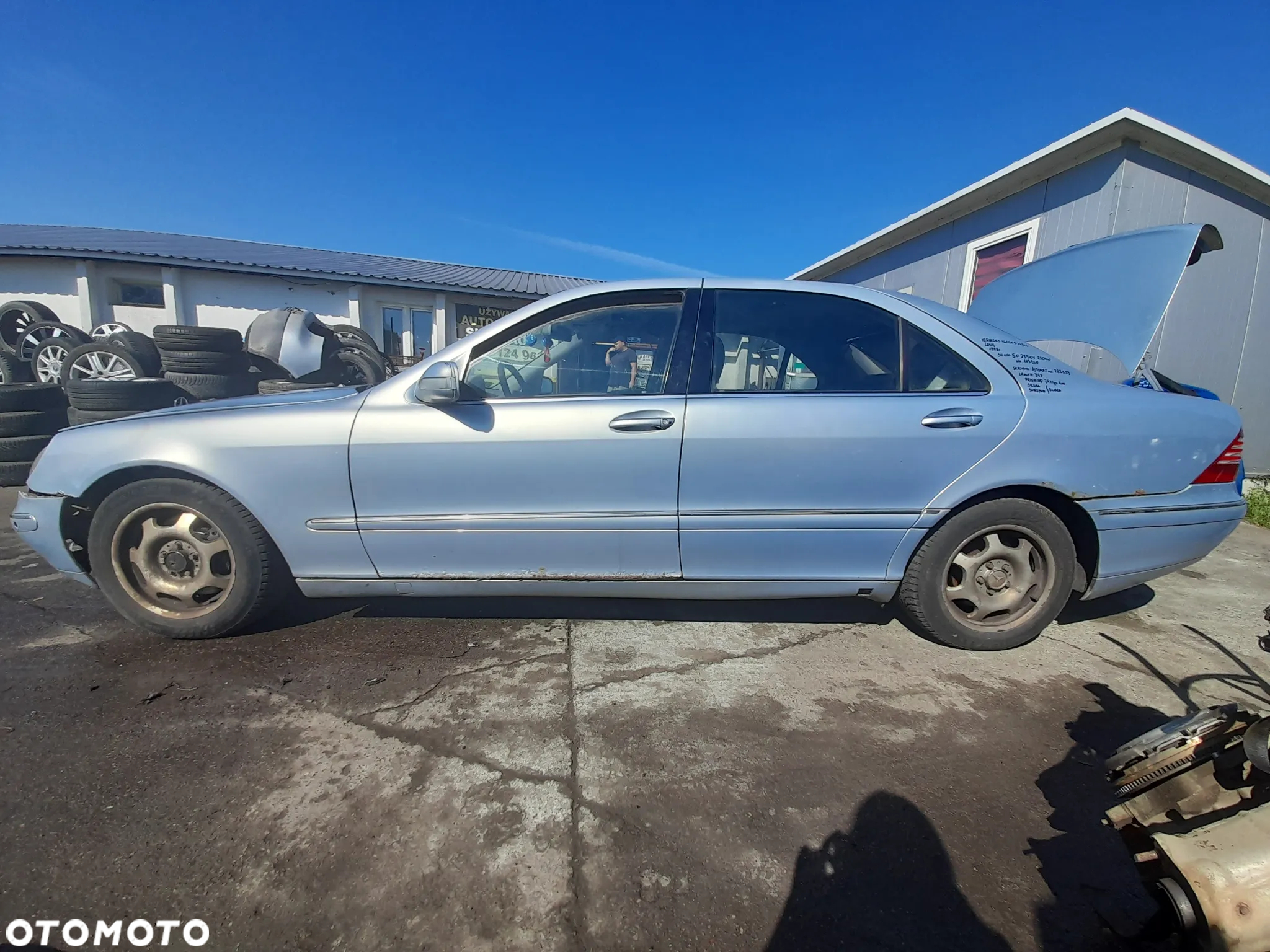 MERCEDES KLASA S W220 MASKA POKRYWA SILNIKA 347 - 26