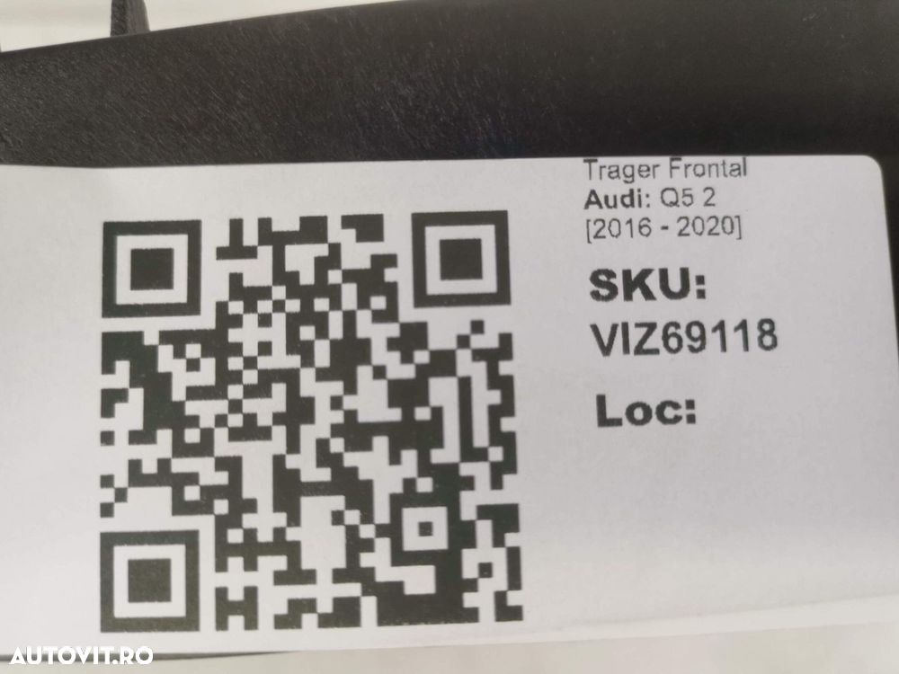 Trager Frontal Audi Q5 2 2016 2017 2018 2019 2020 Aftermarket Nou - 8