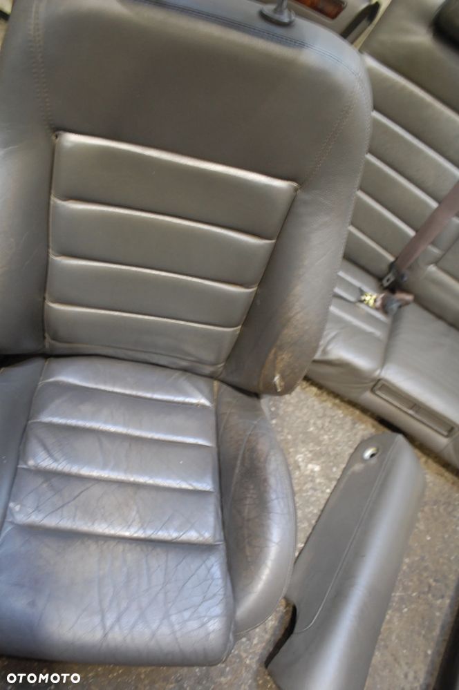 FOTELE SKÓRZANE PRZÓD + TYŁ + BOCZKI TAPICERKA AUDI A6 C5 KOMBI BOSE ELEKTRYCZNE GRZANE - 7