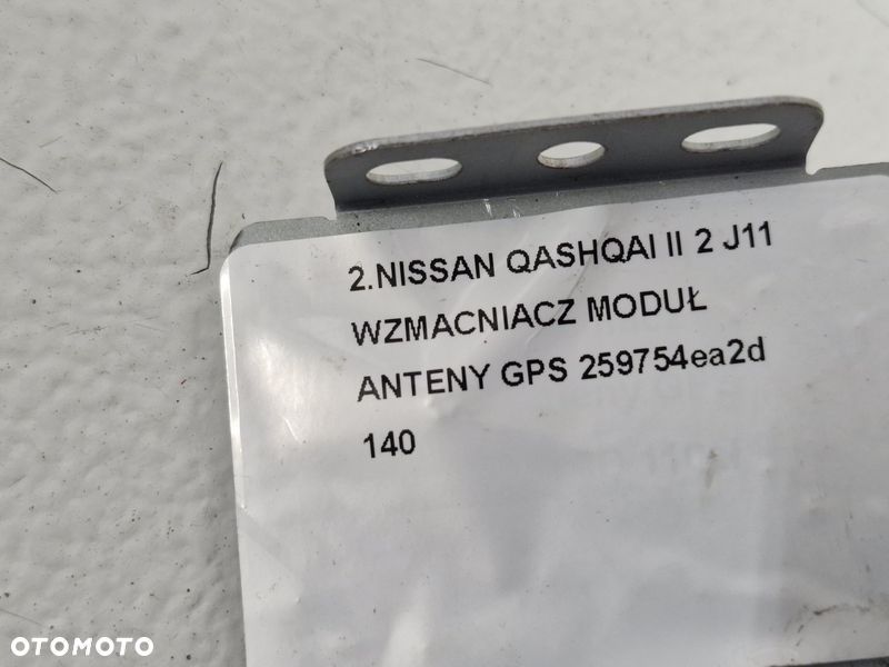 NISSAN QASHQAI II 2 J11 WZMACNIACZ MODUŁ ANTENY GPS 259754EA2D - 5
