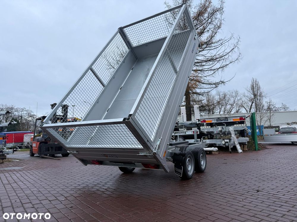 Saris Przyczepa Kiprowana Saris Tipper K1 306 170 2700 2 + nadstawki siatkowe 306x170x30cm 2 osie DMC 2700kg WYPRZEDAŻ! - 10