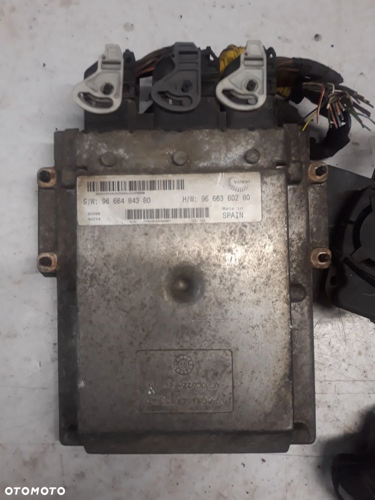ZESTAW STARTOWY FIAT DUCATO III 2,2 HDI 2010r STEROWNIK 9666484380   9666360280 - 2