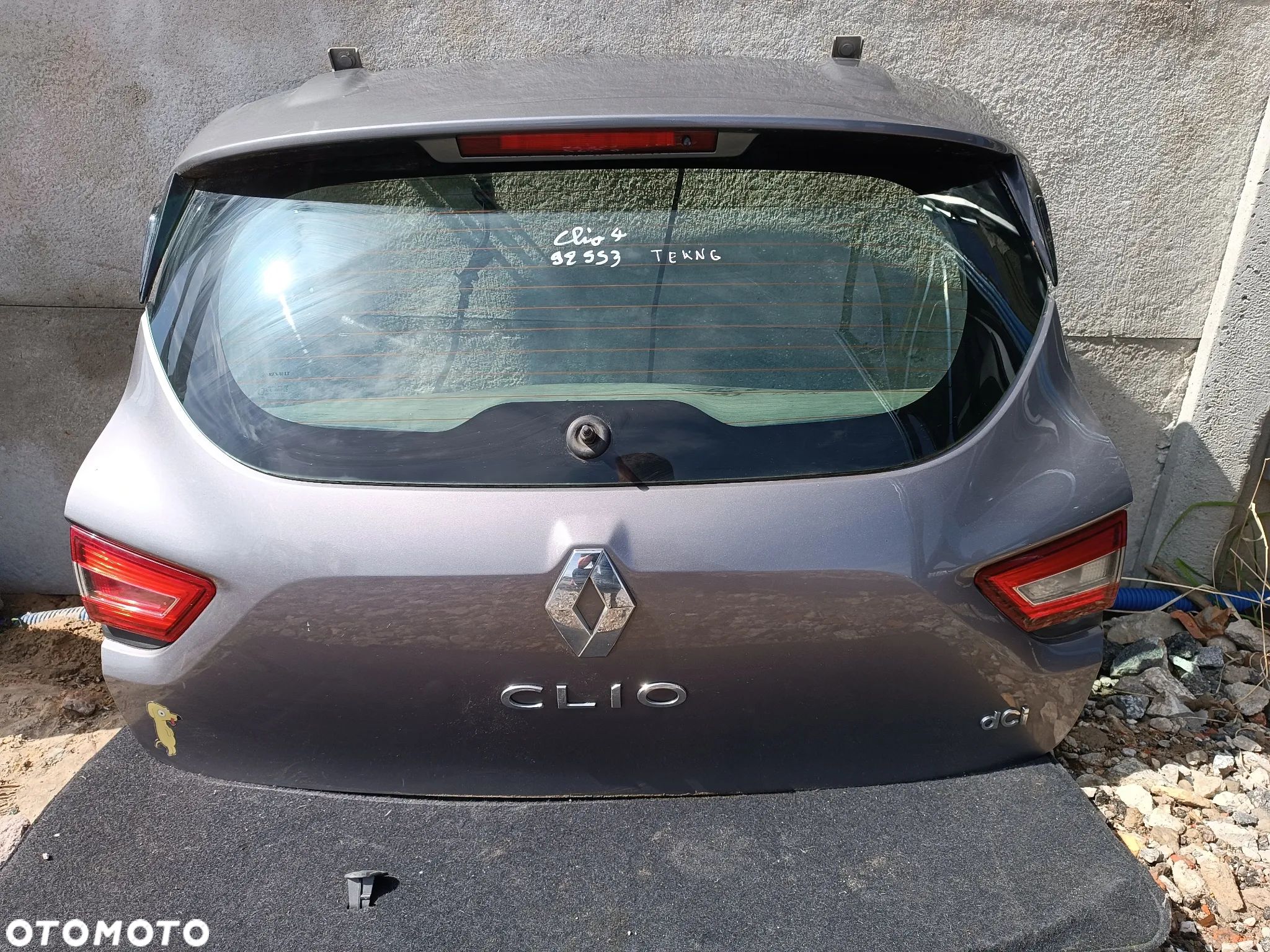 KLAPA BAGAŻNIKA POKRYWA RENAULT CLIO IV - 1