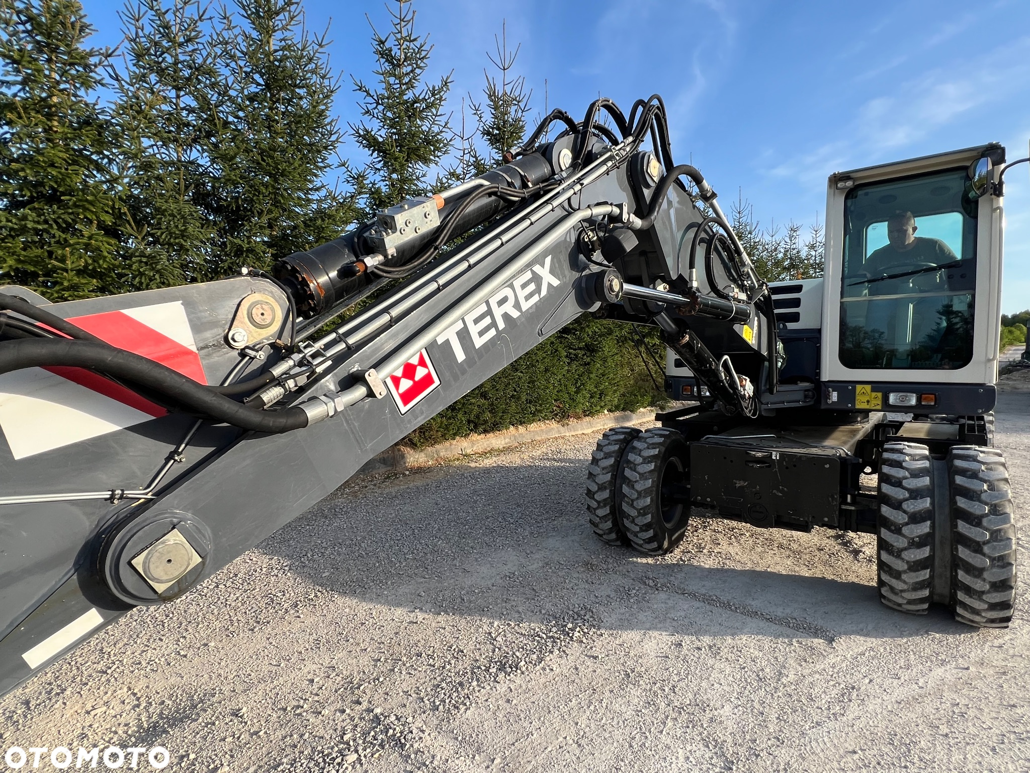 Terex Koparka kołowa TEREX TW110 3x łamane ramię TRIOLE BOOM wersja SPEED 4x4x4 2biegowa 40km/h 1 wł kpl dokumentów KLIMATYZACJA 11ton 4xoś skrętna TW 110  centr smarowanie Cat 313 DEUTZ Volvo Schaeff Jcb - 10