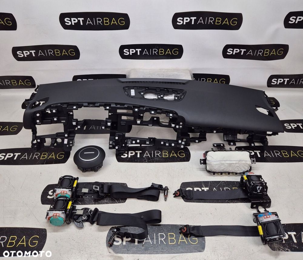 HYUNDAI KONA II 2 DESKA ROZDZIELCZA KONSOLA KOKPIT PULPIT PODUSZKI AIRBAG AIR BAG PASY KIT SET - 1