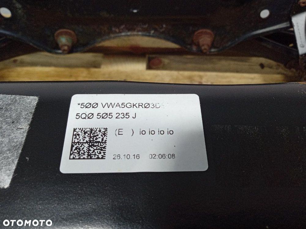 SKODA SUPERB III BELKA WÓZEK ZAWIESZENIA TYŁ 4X4 5Q0505235J - 4