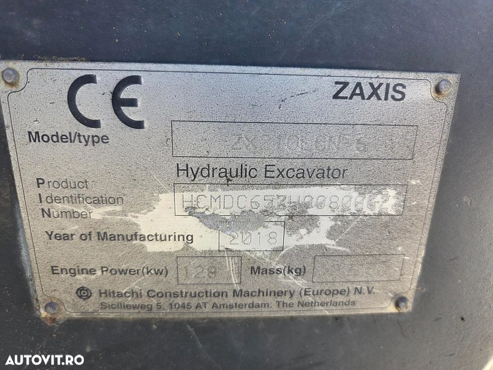 Hitachi ZX210-6, latime 2,5m, cupa NOUA 1,3mc, 22tone, Adanc sapare 7m, consum mediu 9l/h, 3 pompe Hitachi, produs in Japonia, lant 80% ok -200h deplasare, ridica 13t, inst picon, camera spate, posibilitate leasing, STARE FOARTE BUNA -PROMOTIE 79.900Eur+Tva - 28