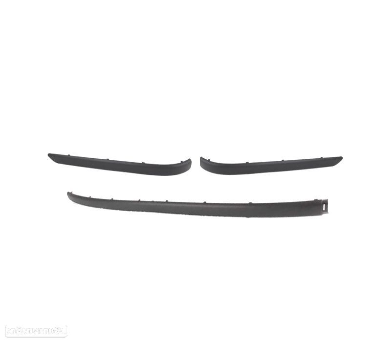 FRISOS PARA-CHOQUES TRASEIRO BMW SERIE 3 E46 SEDAN 98-01 PRETO MATE - 2