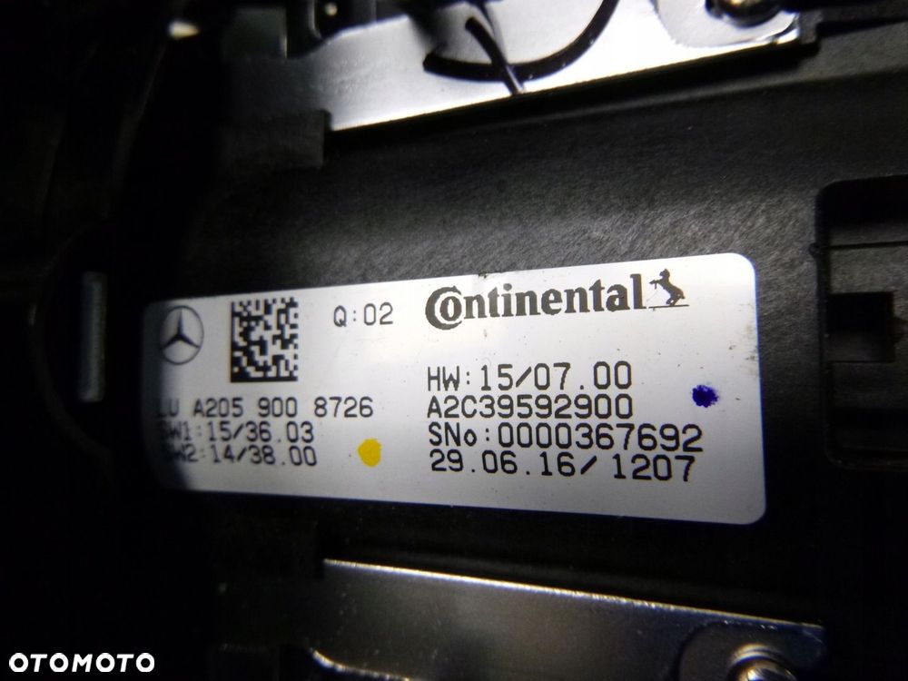 MERCEDES V VITO W447 C W205 KONTROLER MODUŁ IDRIVE - 14