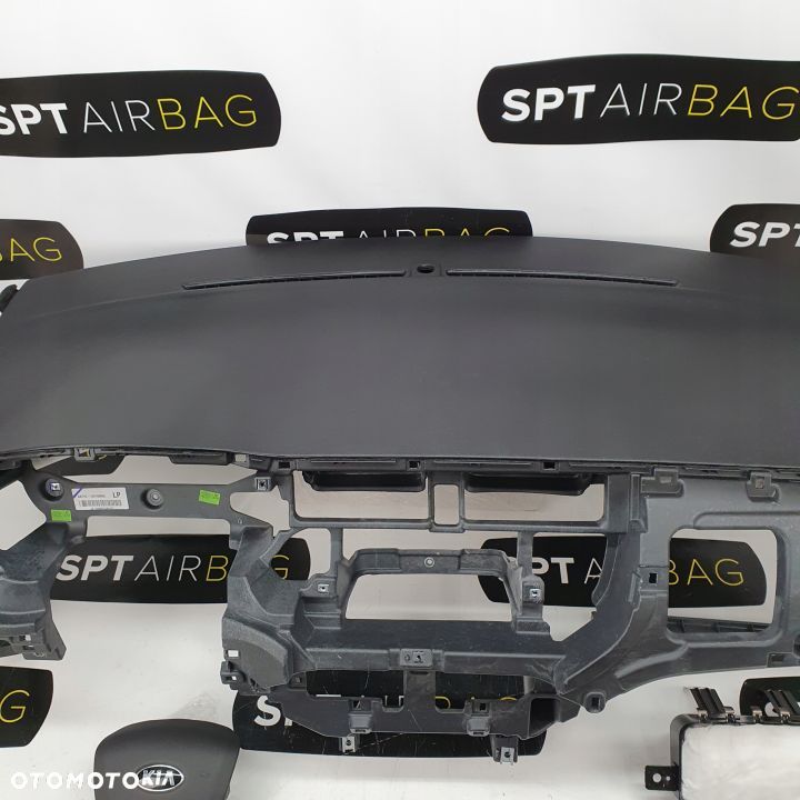 KIA RIO 3 III DESKA ROZDZIELCZA KONSOLA KOKPIT PULPIT PODUSZKI AIRBAG AIR BAG PASY KIT SET - 3