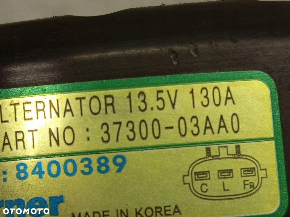 Alternator KIA Hyundai I30 III FASTBACK 1.4 T-GDI 3730003AA0 - 16
