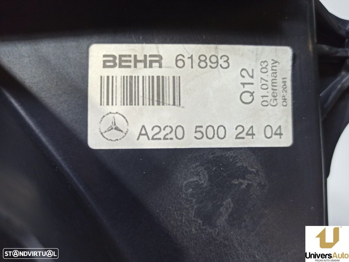 ELETROVENTILADOR MERCEDES CLASE S (W220) BERLINA 320 CDI (220.025) - 6