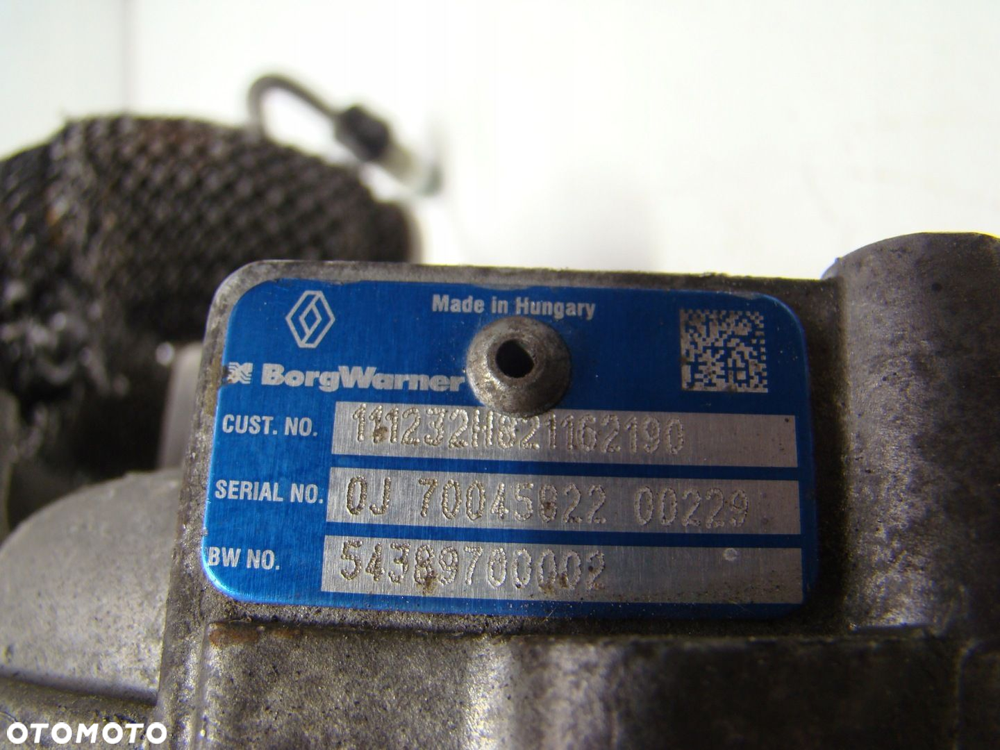 RENAULT MEGANE III, SCENIC 1.5 DCI - TURBINA TURBOSPRĘŻARKA 54389700002 - 4