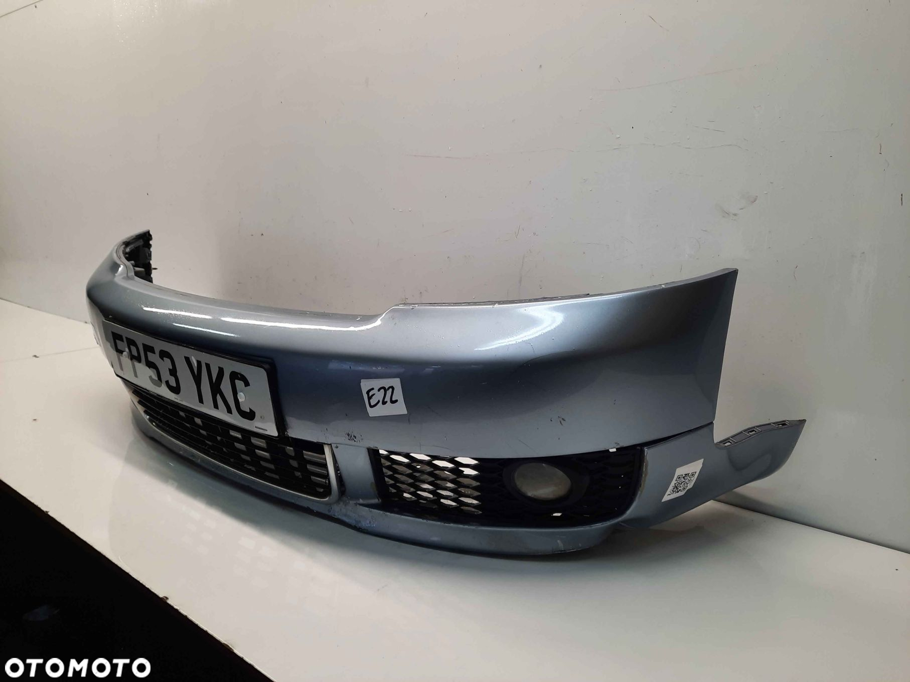 } ZDERZAK PRZÓD PRZEDNI AUDI A4 B6 S LINE LY5S BŁĘKITNY HALOGENY - 3