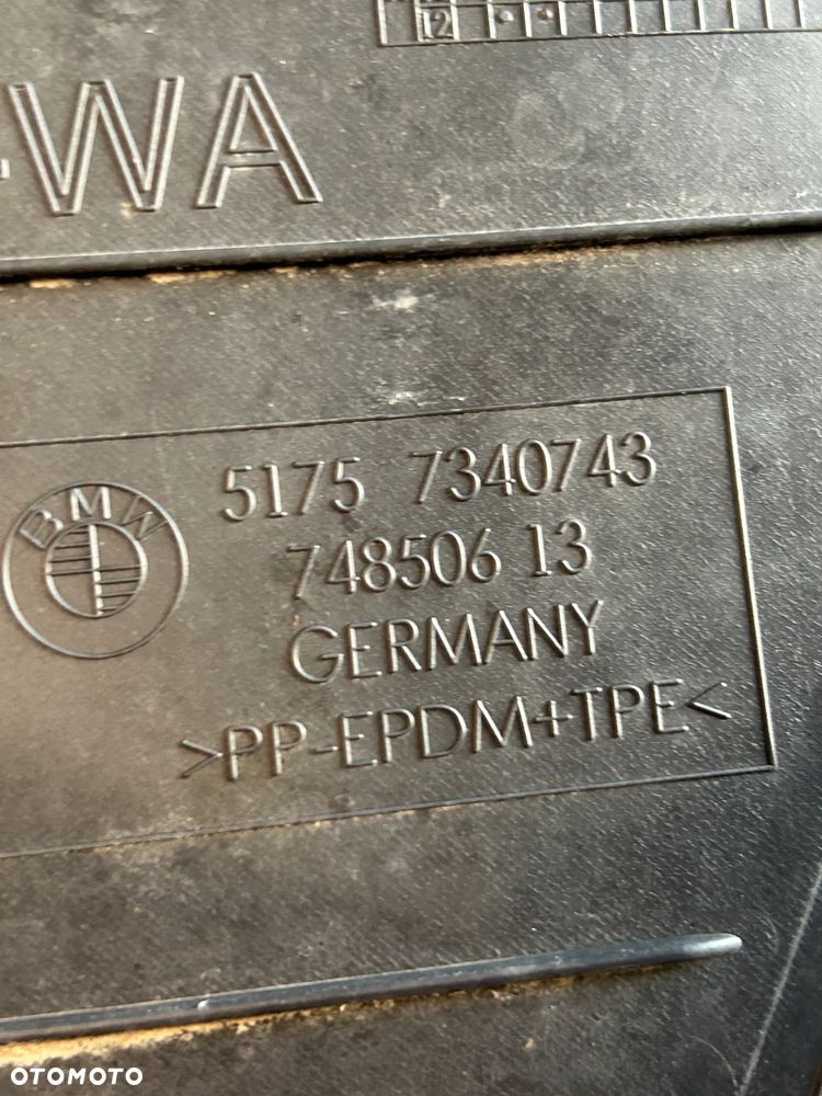 BMW 5 G30 G31 TRÓJKĄT OSŁONA NADKOLA LEWEGO 7340743 - 3