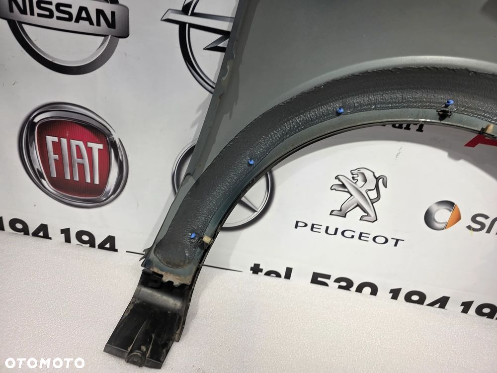 DACIA SANDERO III STEPWAY 20- LEWY BARDZO ŁADNY LEWY BŁOTNIK PRZEDNI PRZÓD + LISTWA + ŚLIZG CIEMNOZIELONY METALIK NR AUKCJI BŁ318 - 21