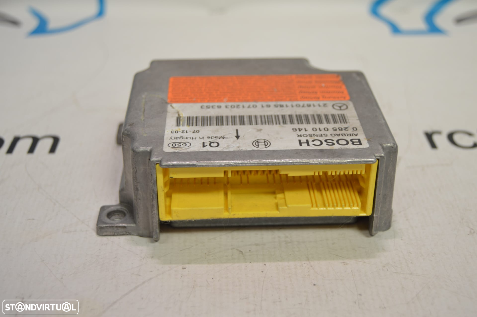 FRENTE INTERIOR TABLIER KIT AIRBAG AIRBAGS CENTRALINA VOLANTE GUIADOR PASSAGEIRO CINTO CINTOS PRÉ-TENSORES MERCEDES BENZ 0285010146 A2196802387 2196802387 305732310 MERCEDES BENZ CLS 320 C219 W219 - 32