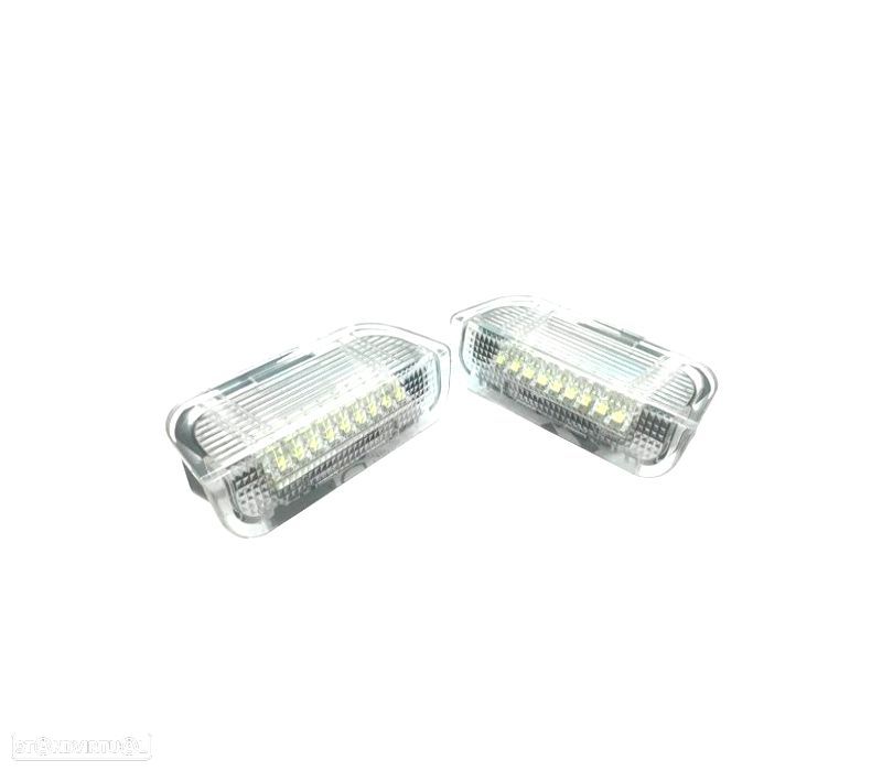 LUZES LED PORTAS TRASEIRAS VOLKSWAGEN VW GOLF PASSAT JETTA SCIROCCO SHARAN TIGUAN EOS SUPERB - 1