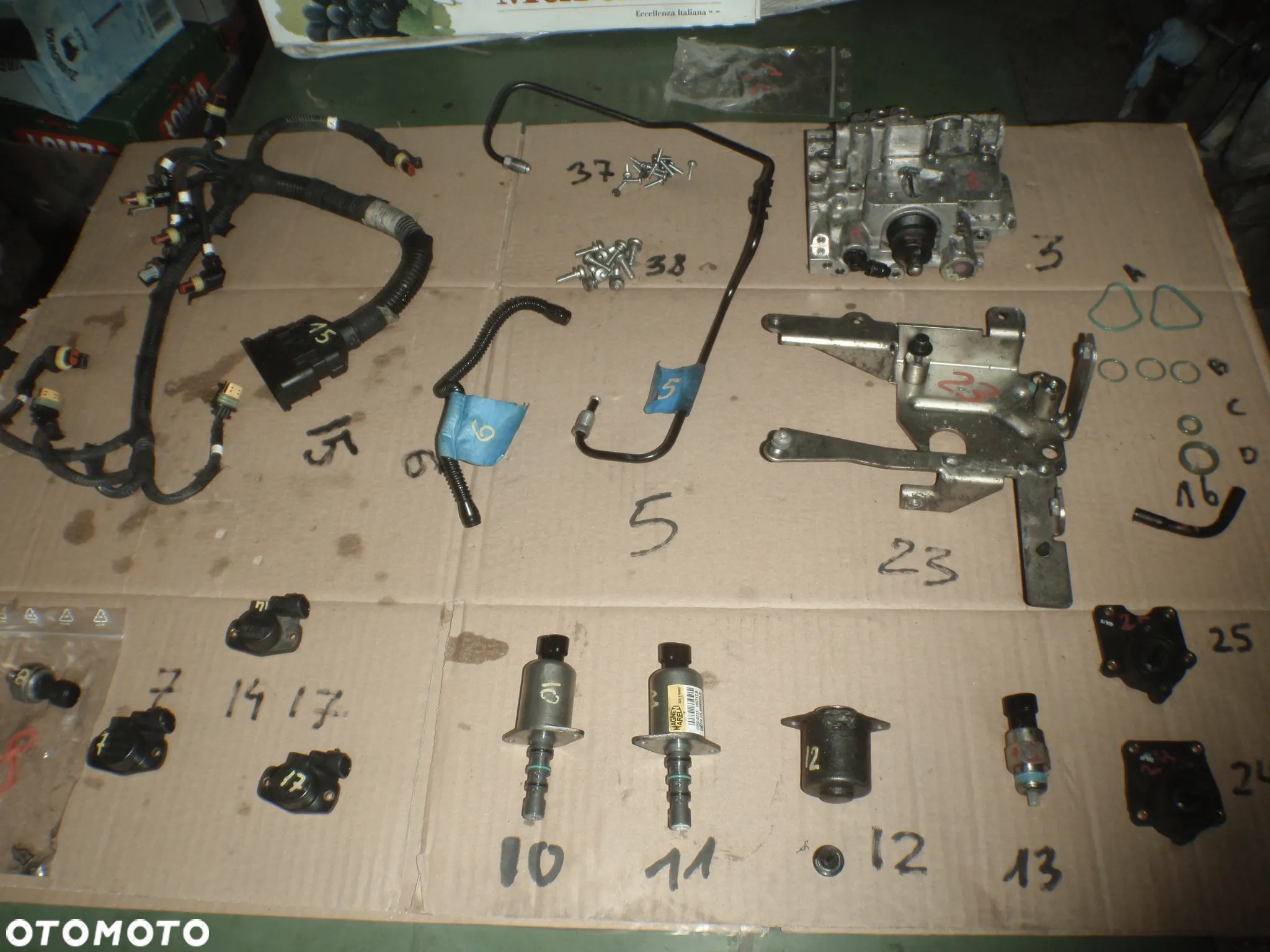 uszczelka oring śruba przewód skrzynia automat Selespeed Dualogic Robot Automat Fiat Panda 500 Grande Punto Evo Doblo Qubo Fiorino idea ducato automat - 1