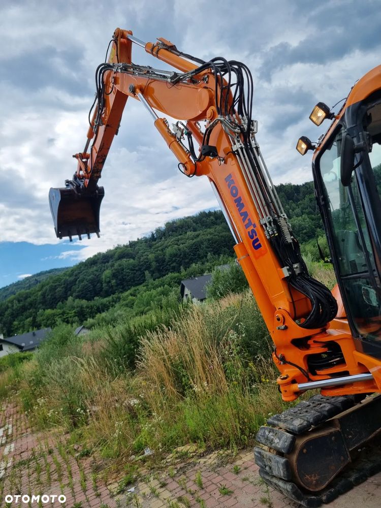 Komatsu Koparka Gąsienicowa 8ton Komatsu PC80MR-3 2017r Import Norwegia jak Nowa!! DEKRA - 15