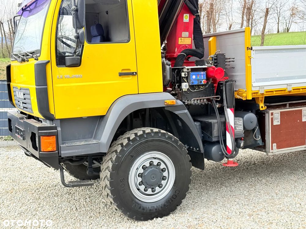 MAN * MAN LE 18.280 * HDS HMF 1560 * Kiper Wywrotka * 4x4 * Sprowadzony * Energetyka * - 7