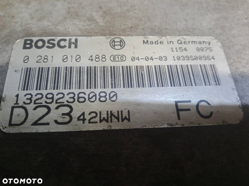 KOMPUTER SILNIKA FIAT DUCATO II 2.3 0281010488 - 3