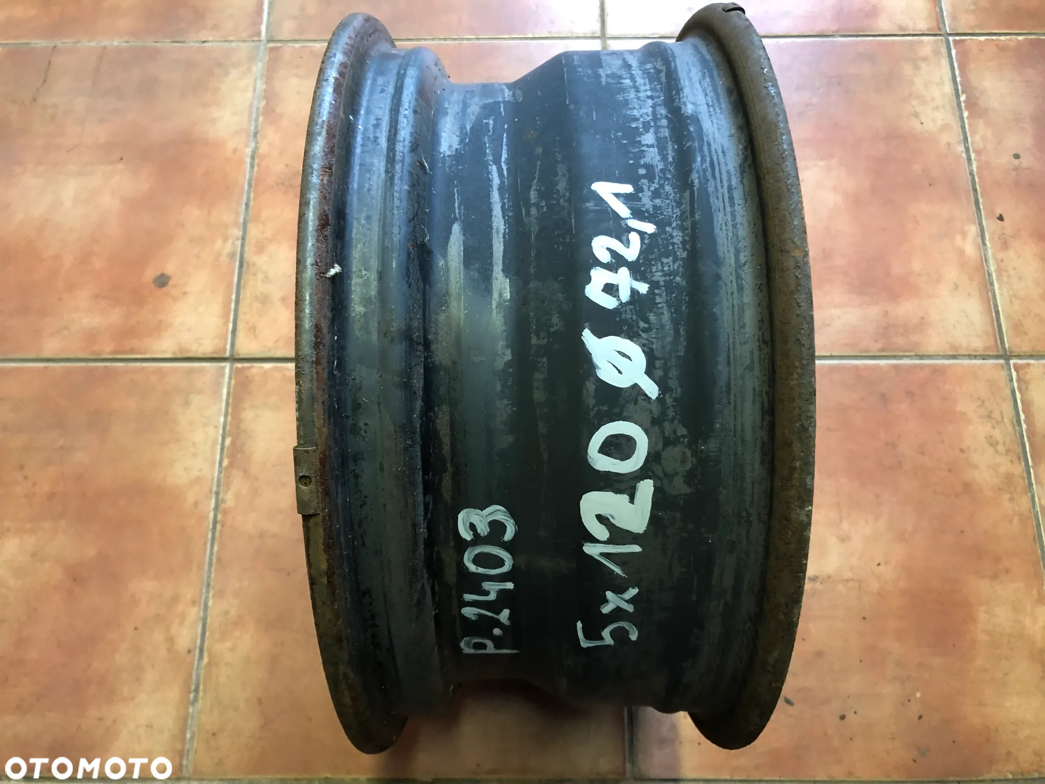Felga Stalowa 15'' 5x120 72,1 MM ET42 BMW E46 - Gwarancja Wysyłka Montaż - 7
