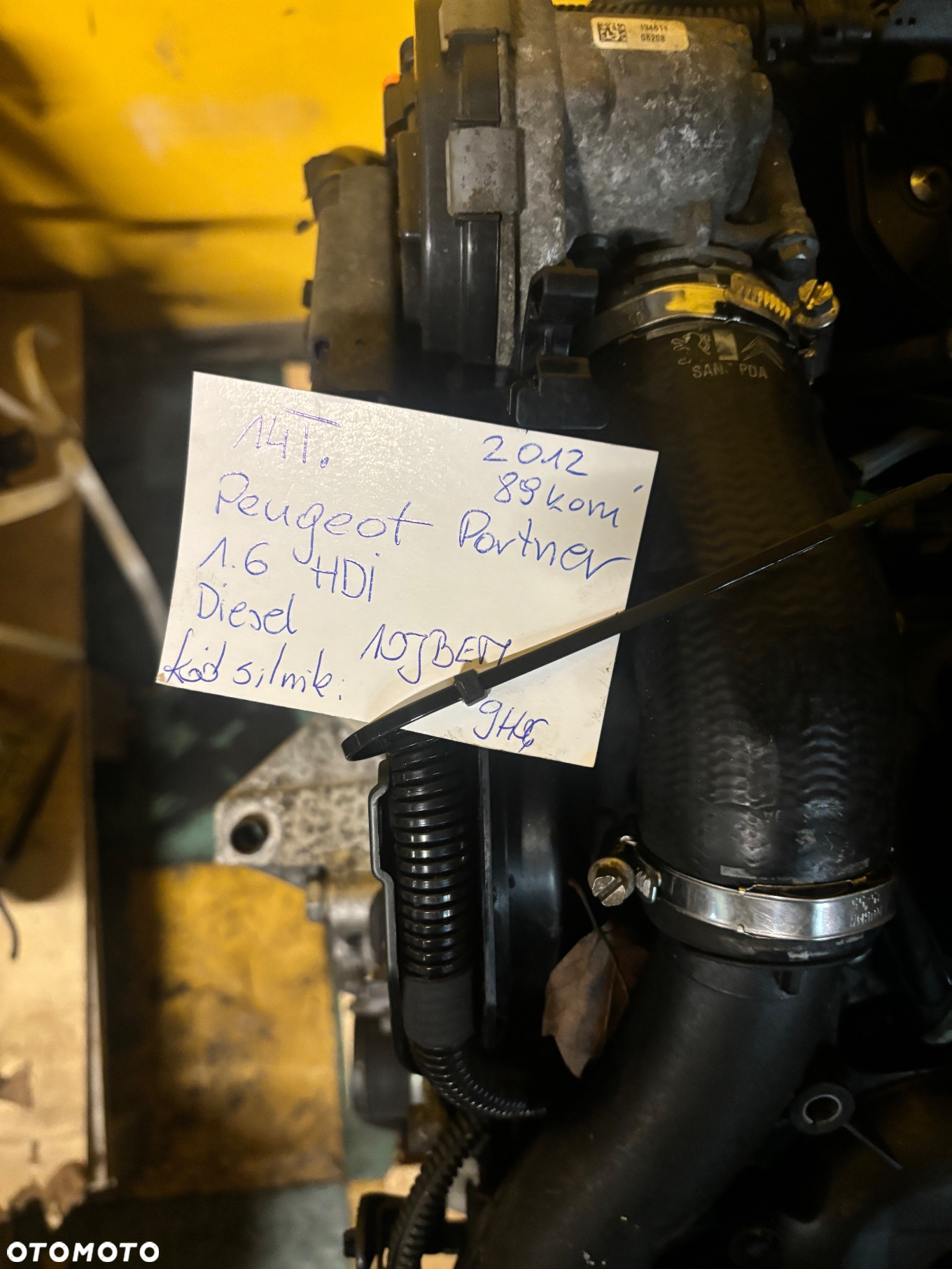 SILNIK kompletny 1.6 eHDI 8V 9H06 10JBEM PEUGEOT CITROEN - 3