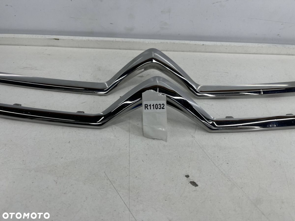 Atrapa Citroen C4 Picasso II SpaceTourer LIFT 16-19r. dolna i górna listwa ramka grila chrom KOMPLET - 8