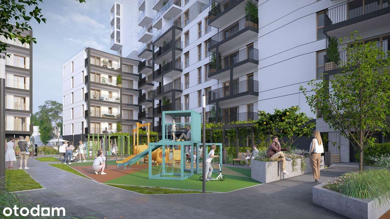 2-pokojowe mieszkanie 41m2 + balkon Bezpośrednio
