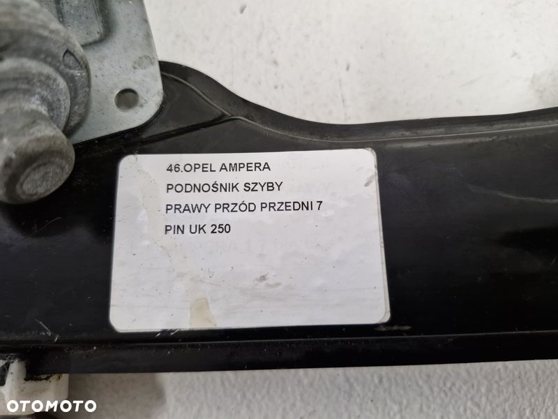 OPEL AMPERA PODNOŚNIK SZYBY PRAWY PRZÓD PRZEDNI 7 PIN UK - 3